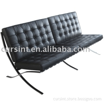 barcelona chair 3 seat